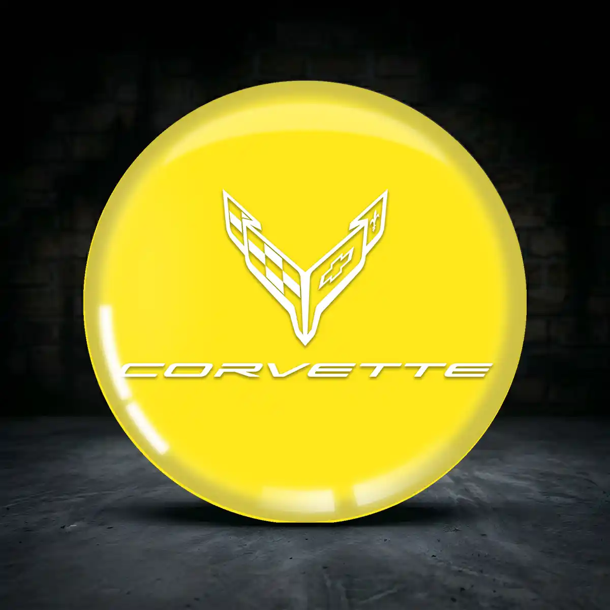 Chevrolet Corvette Aufkleber Radmitte Premium-Edition