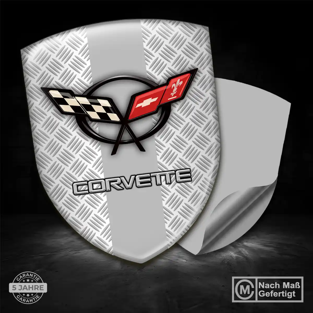 Chevrolet Corvette Aufkleber Wappen Emblem Luxus-Edition