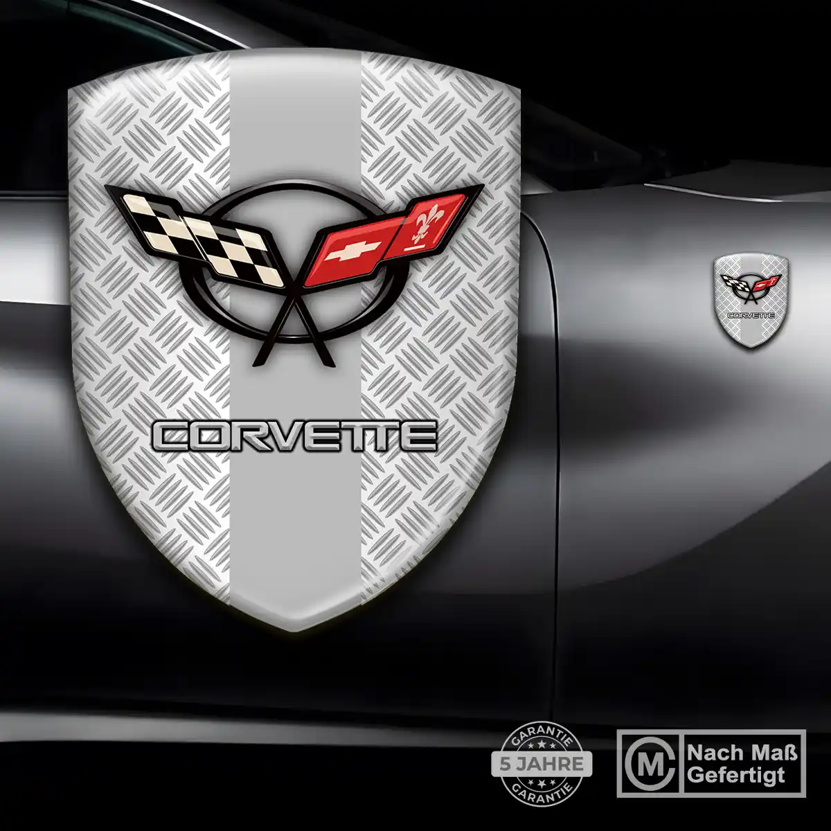 Chevrolet Corvette Aufkleber Wappen Emblem Luxus-Edition