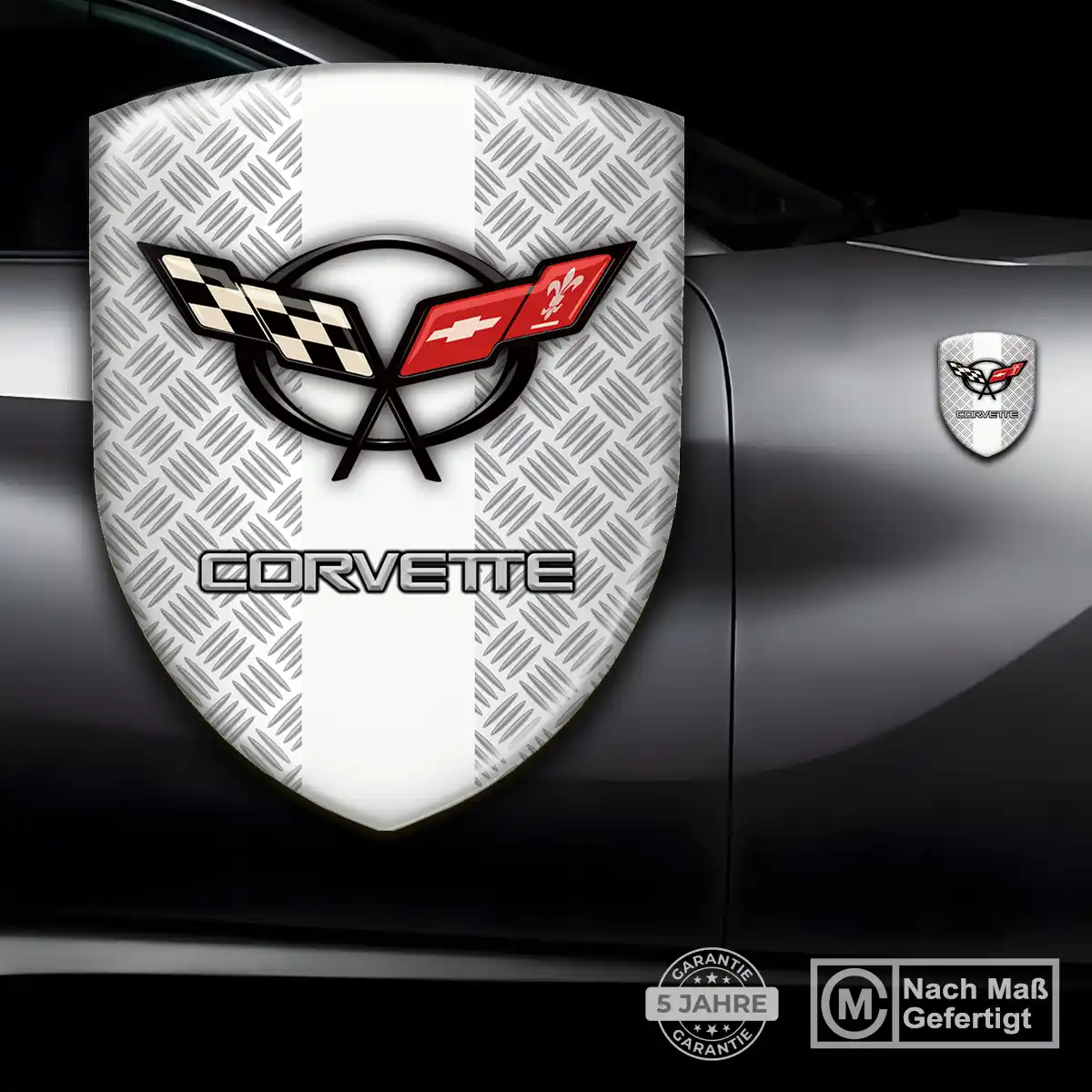 Chevrolet Corvette Aufkleber Wappen Luxus-Edition
