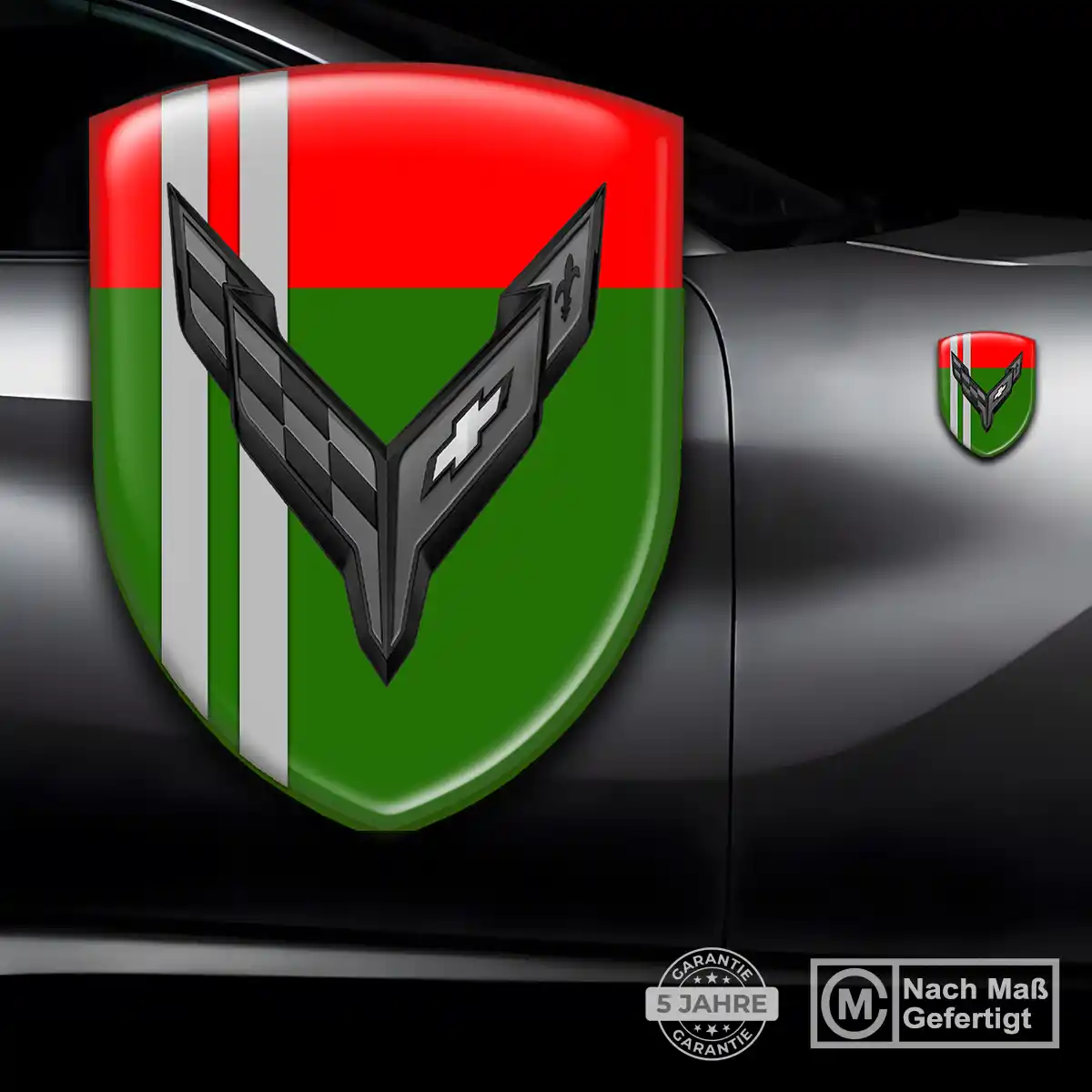Chevrolet Corvette Emblem Aufkleber Auto Limitierte Auflage