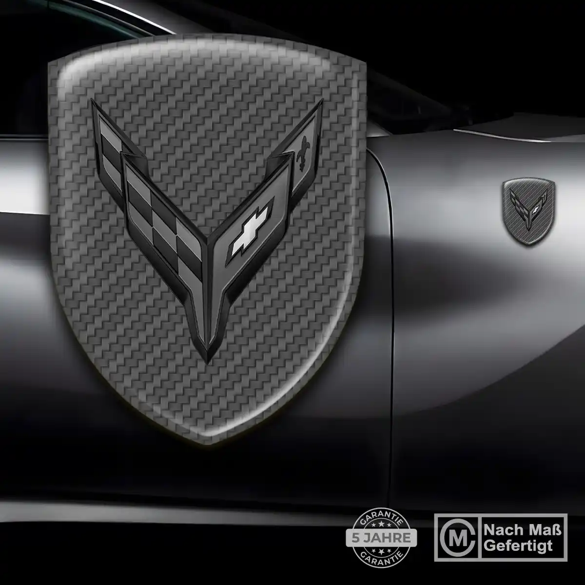 Chevrolet Corvette Emblem Auto Limitierte Auflage