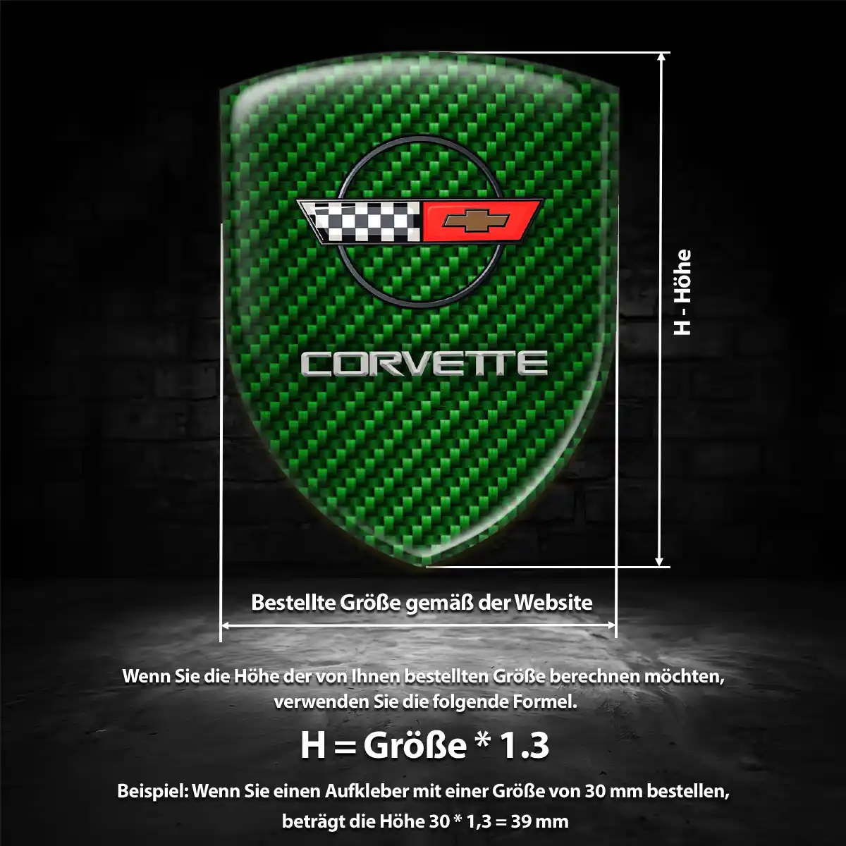 Chevrolet Corvette Emblem Luxus-Edition