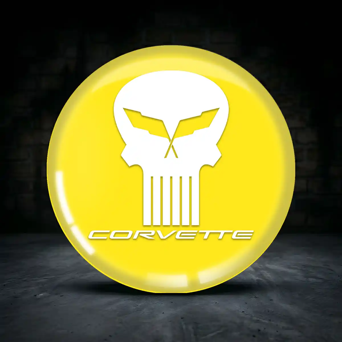 Chevrolet Corvette Emblem Silikon Aufkleber Radkappen Hohe Qualität