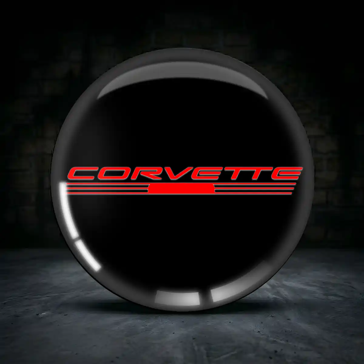 Chevrolet Corvette Emblem Silikon Aufkleber Radkappen Premium-Edition