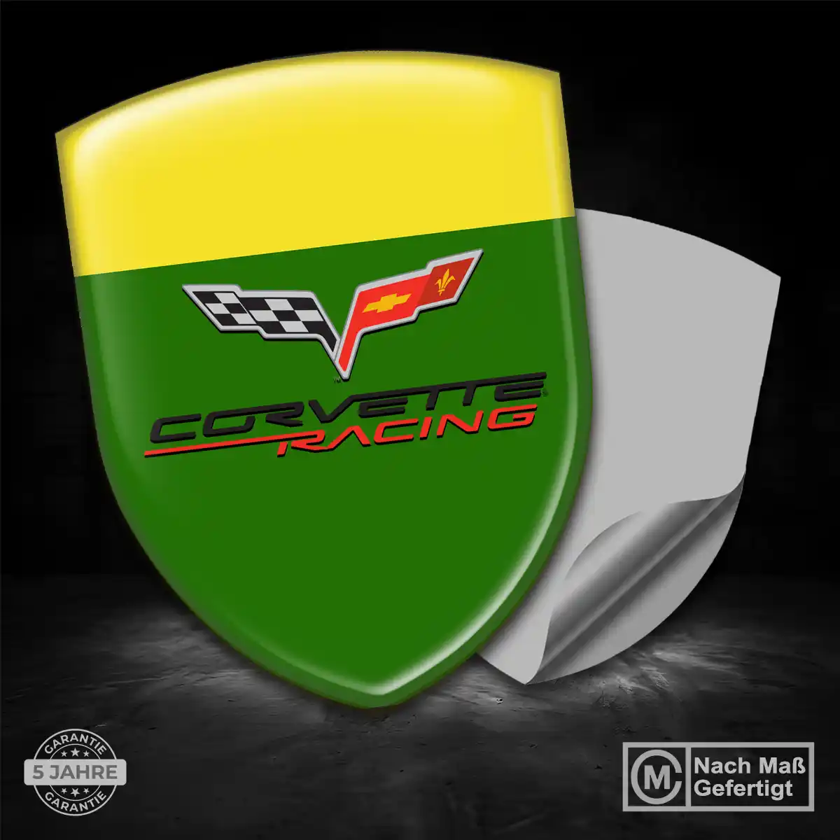 Chevrolet Corvette Emblem Wappen Auto Premium-Edition