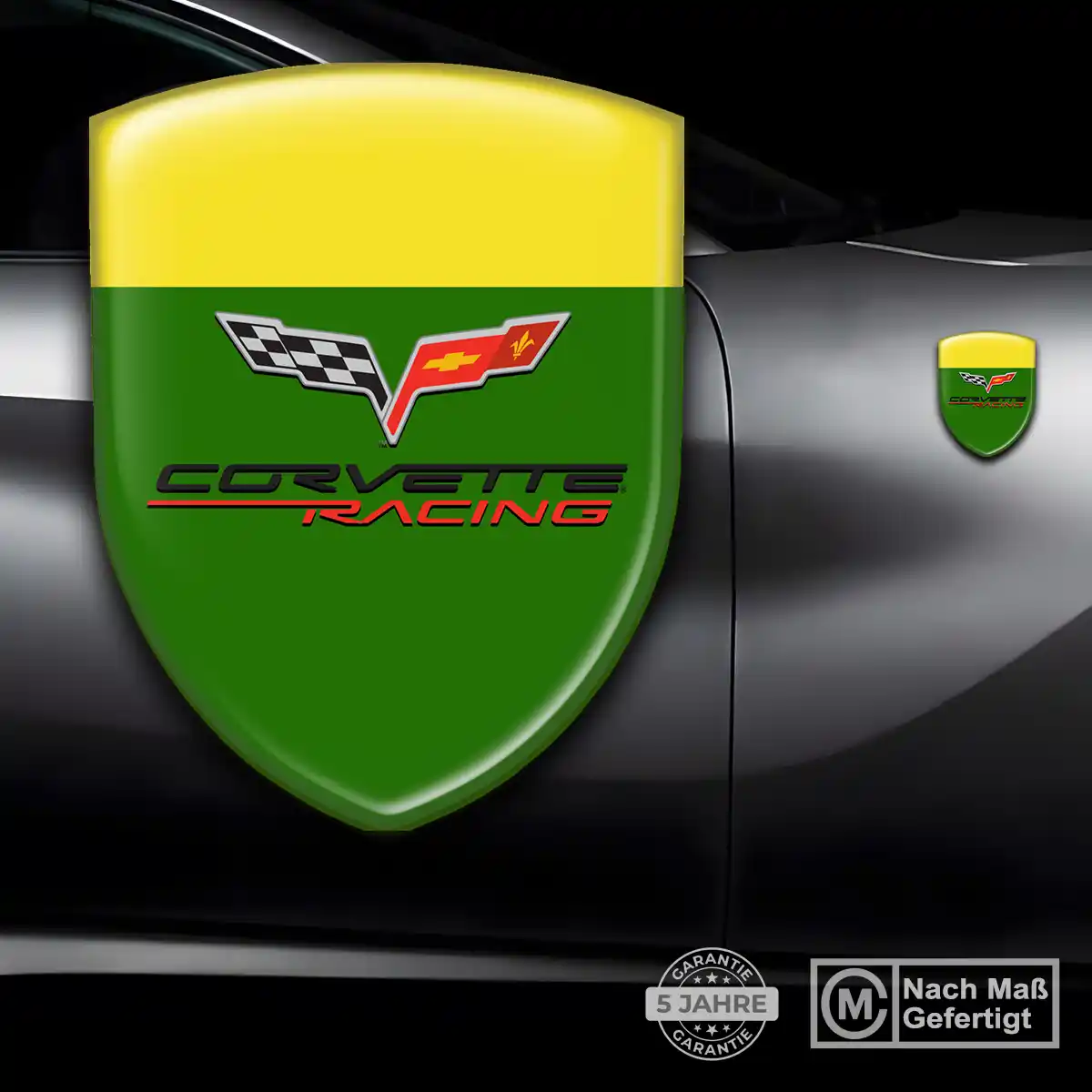 Chevrolet Corvette Emblem Wappen Auto Premium-Edition