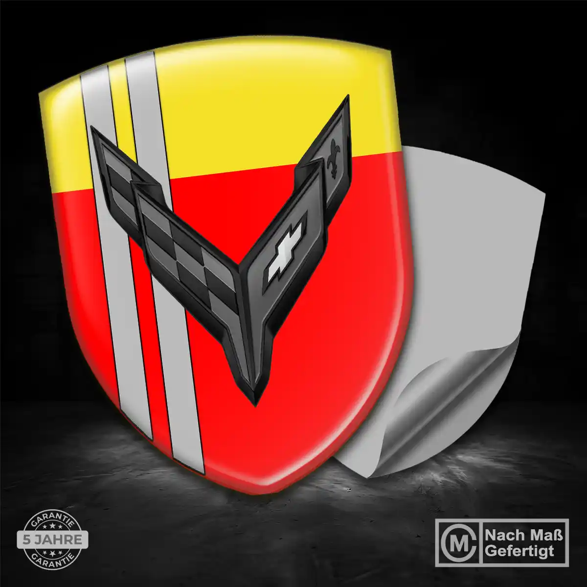 Chevrolet Corvette Emblem Wappen Premiumqualität