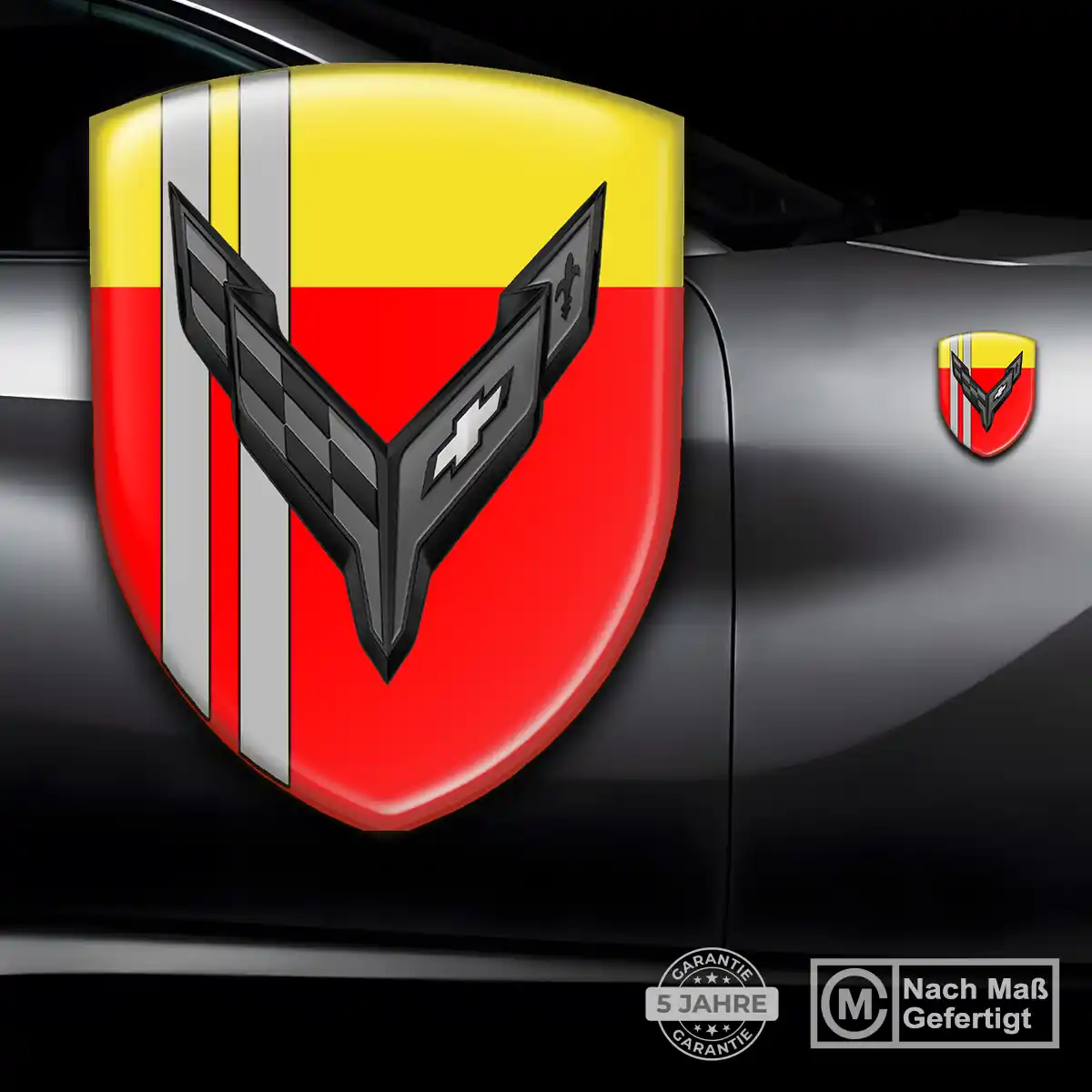 Chevrolet Corvette Emblem Wappen Premiumqualität