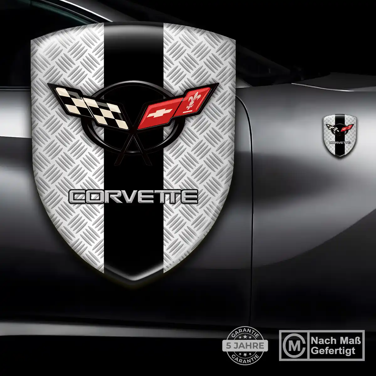 Chevrolet Corvette Embleme Auto Limitierte Auflage