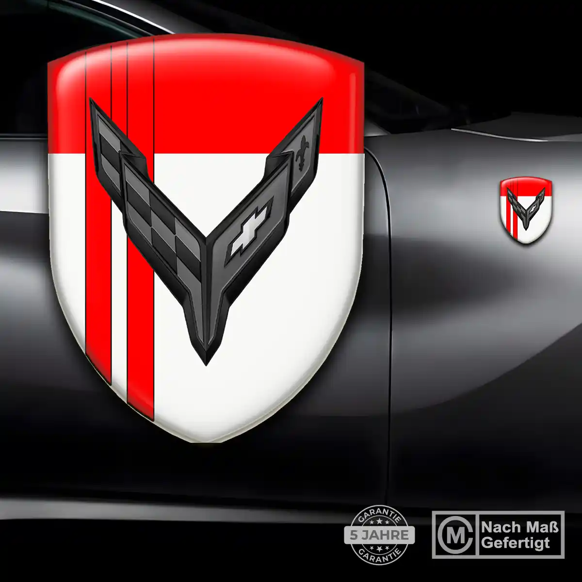 Chevrolet Corvette Embleme Auto Premiumqualität