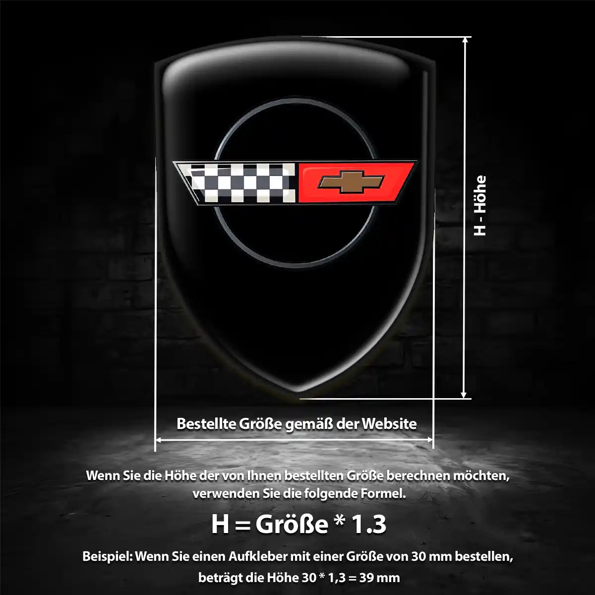 Chevrolet Corvette Embleme Limitierte Auflage