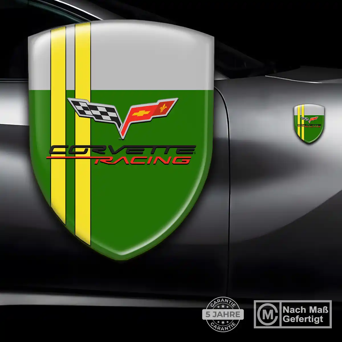 Chevrolet Corvette Embleme Silikon Aufkleber Auto Premium-Edition