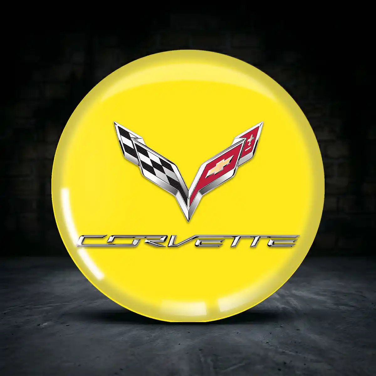 Chevrolet Corvette Nabenkappen Aufkleber Hohe Qualität