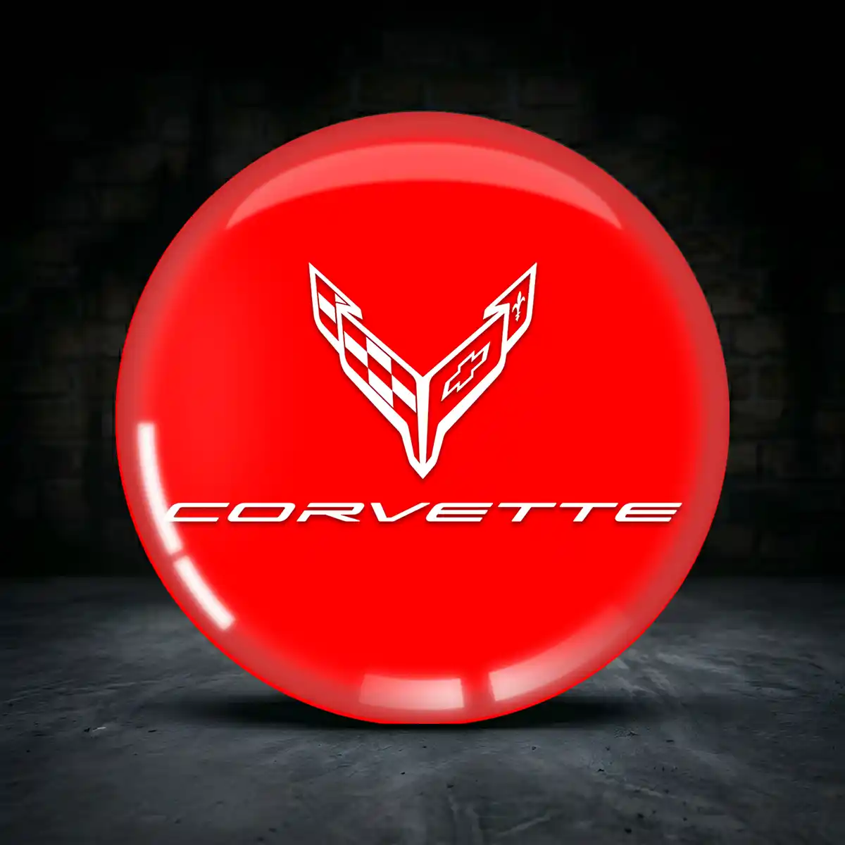 Chevrolet Corvette Radmitte Aufkleber Premiumqualität