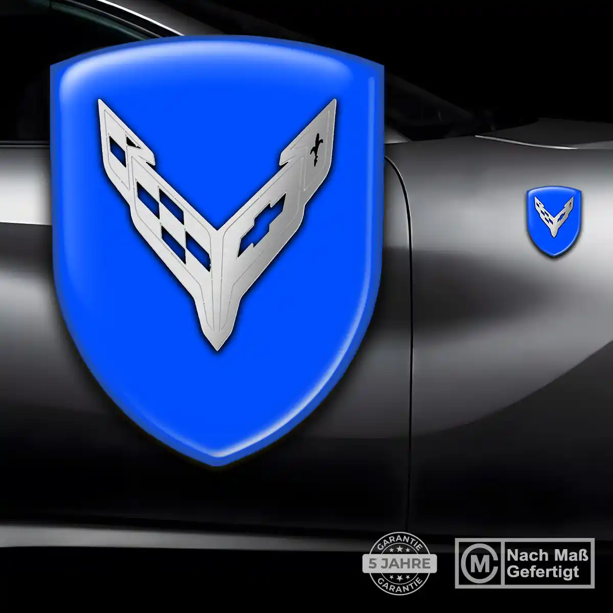 Chevrolet Corvette Silikon Aufkleber Auto Limitierte Auflage
