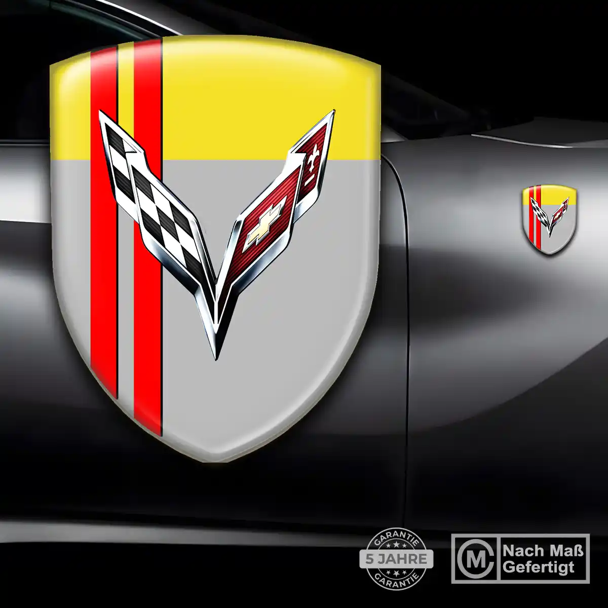 Chevrolet Corvette Silikon Aufkleber Auto Premium-Edition
