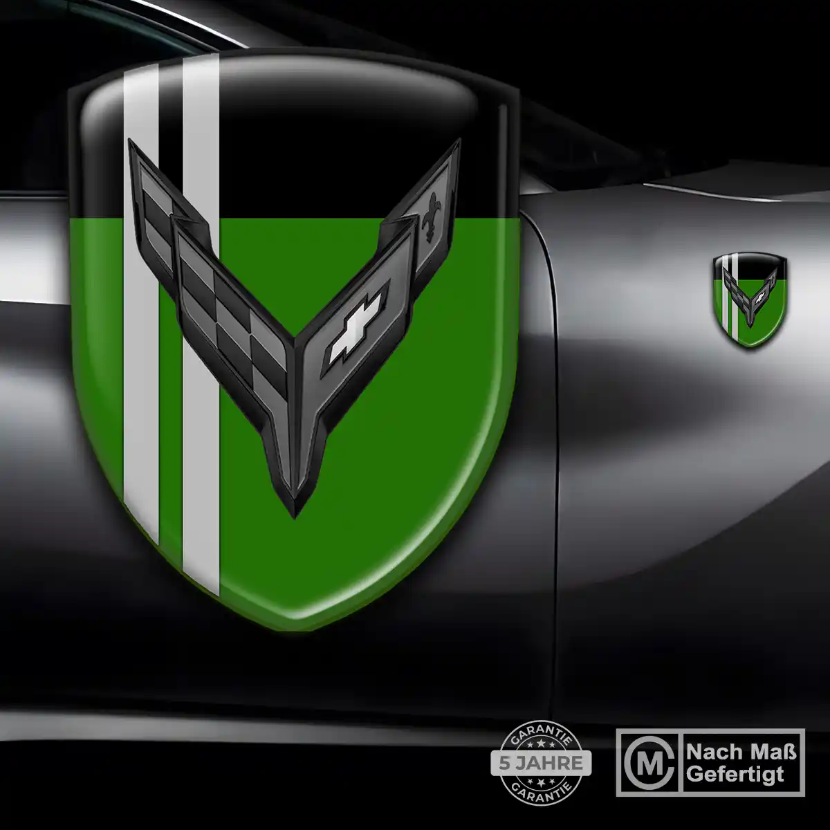 Chevrolet Corvette Silikon Aufkleber Embleme Auto Limitierte Auflage