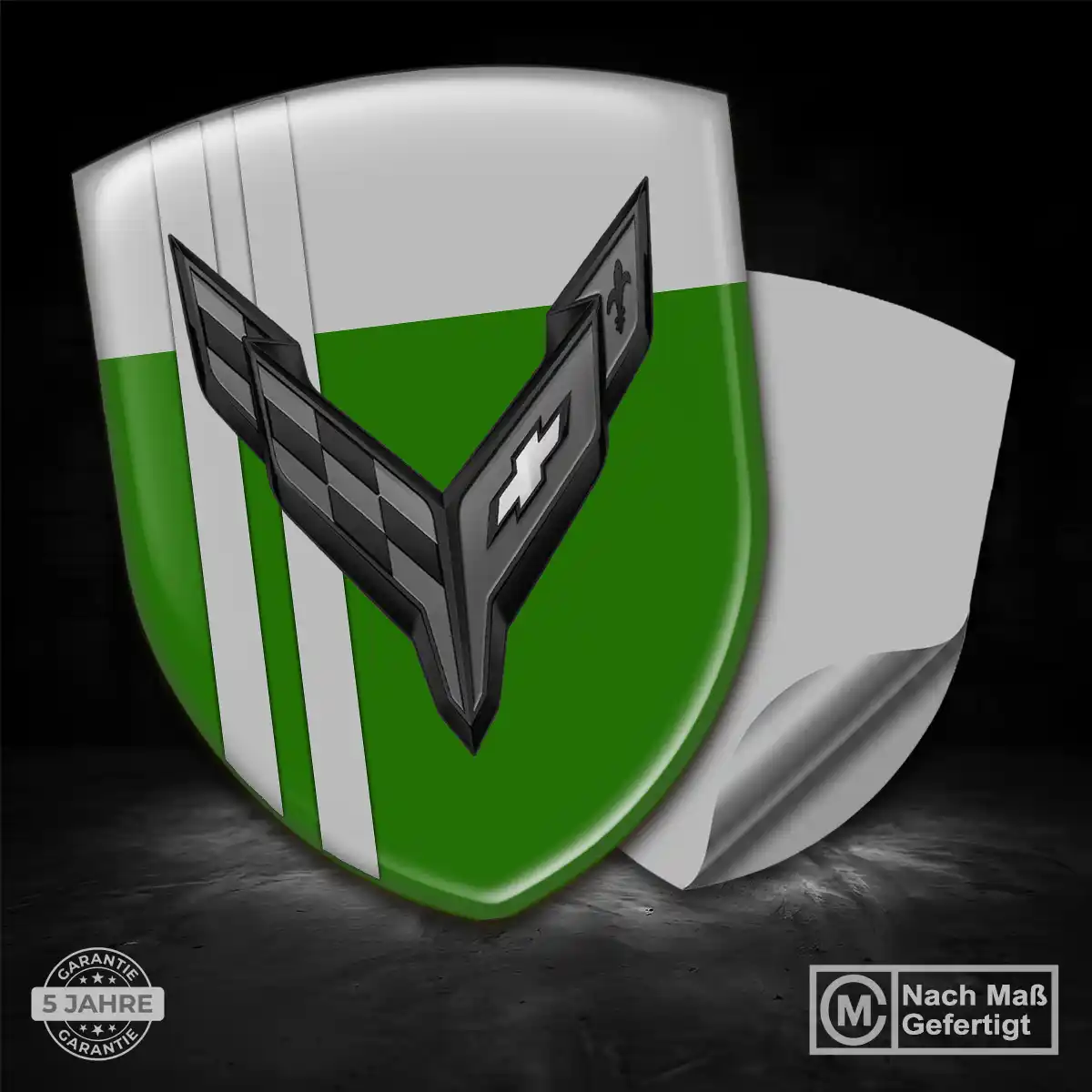 Chevrolet Corvette Wappen Emblem Aufkleber Luxus-Edition