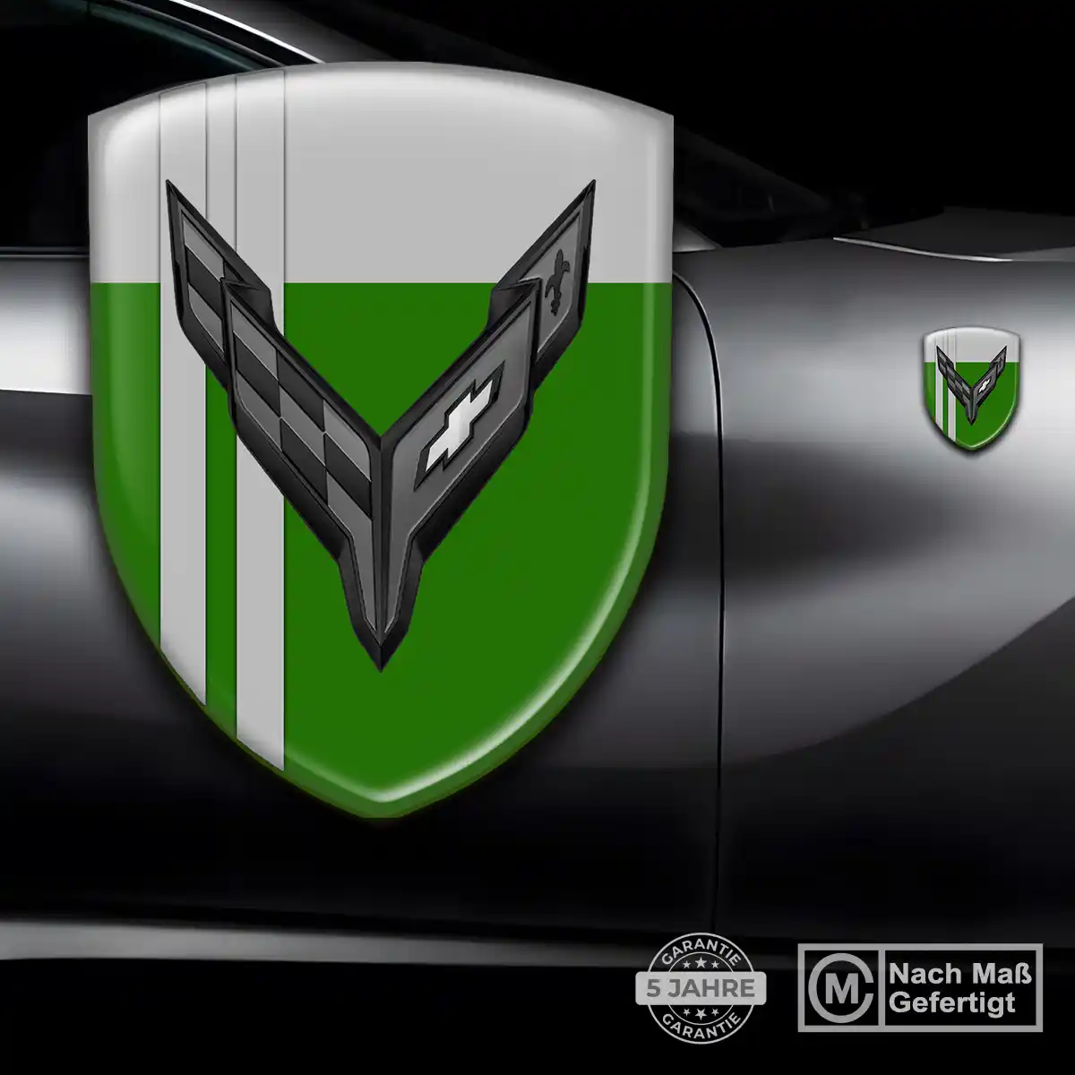Chevrolet Corvette Wappen Emblem Aufkleber Luxus-Edition