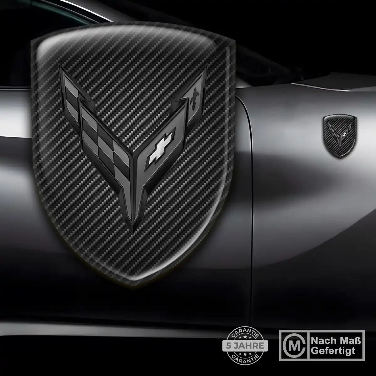 Chevrolet Corvette Wappen Emblem Auto Limitierte Auflage