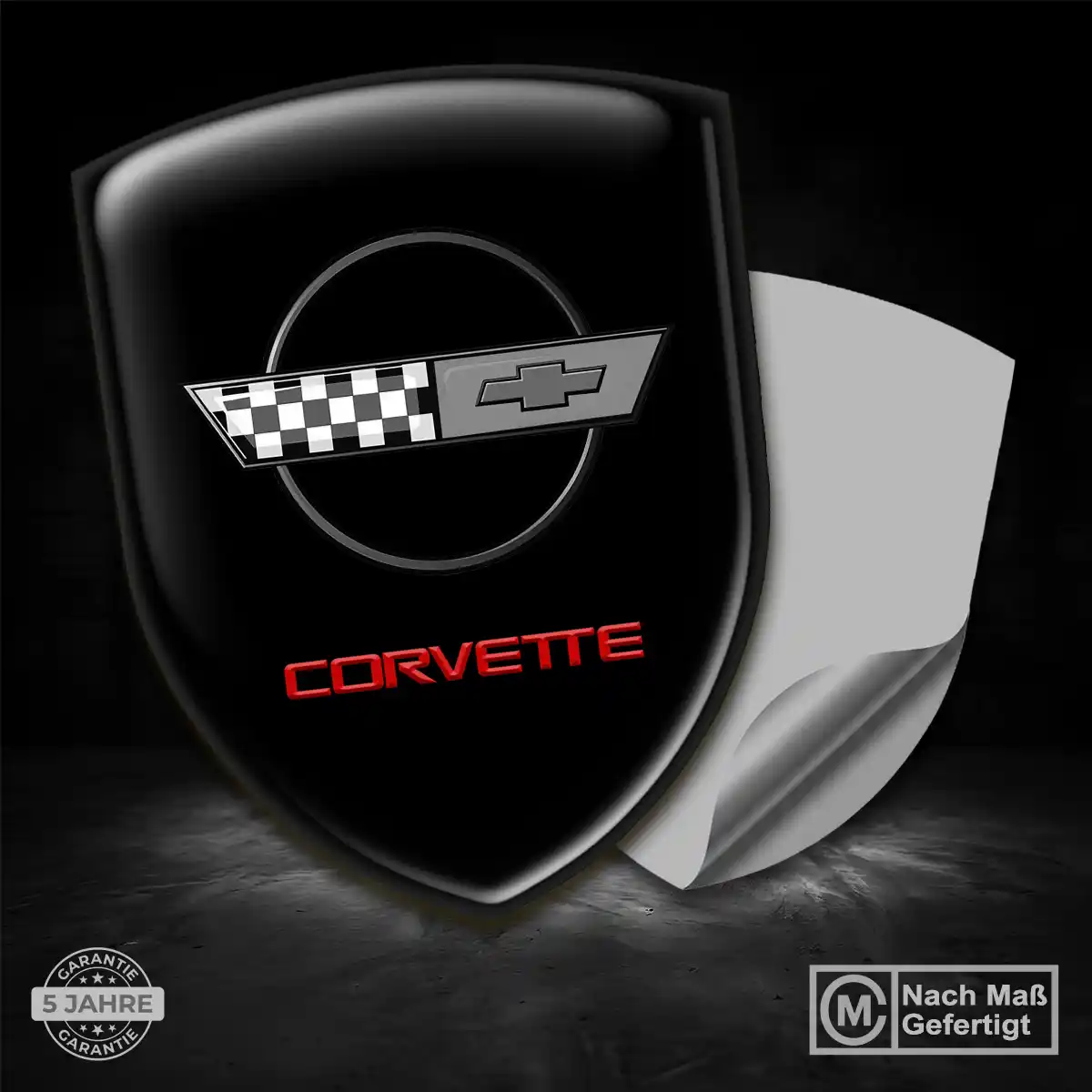 Chevrolet Corvette Wappen Emblem Auto Premiumqualität