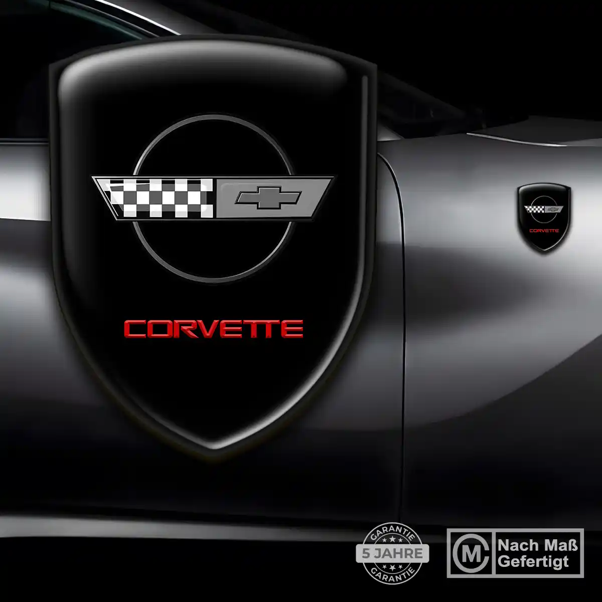 Chevrolet Corvette Wappen Emblem Auto Premiumqualität