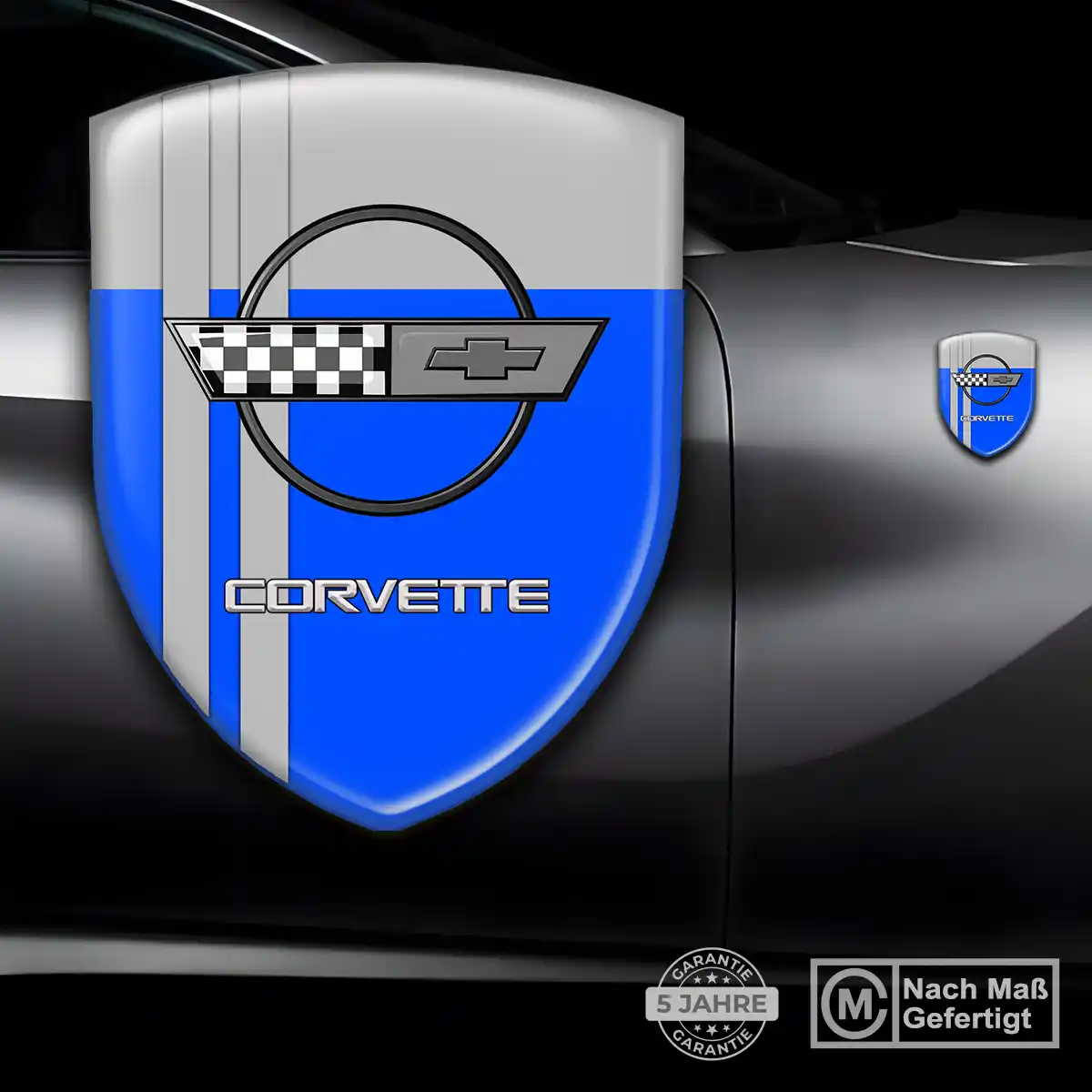 Chevrolet Corvette Wappen Emblem Premium-Edition