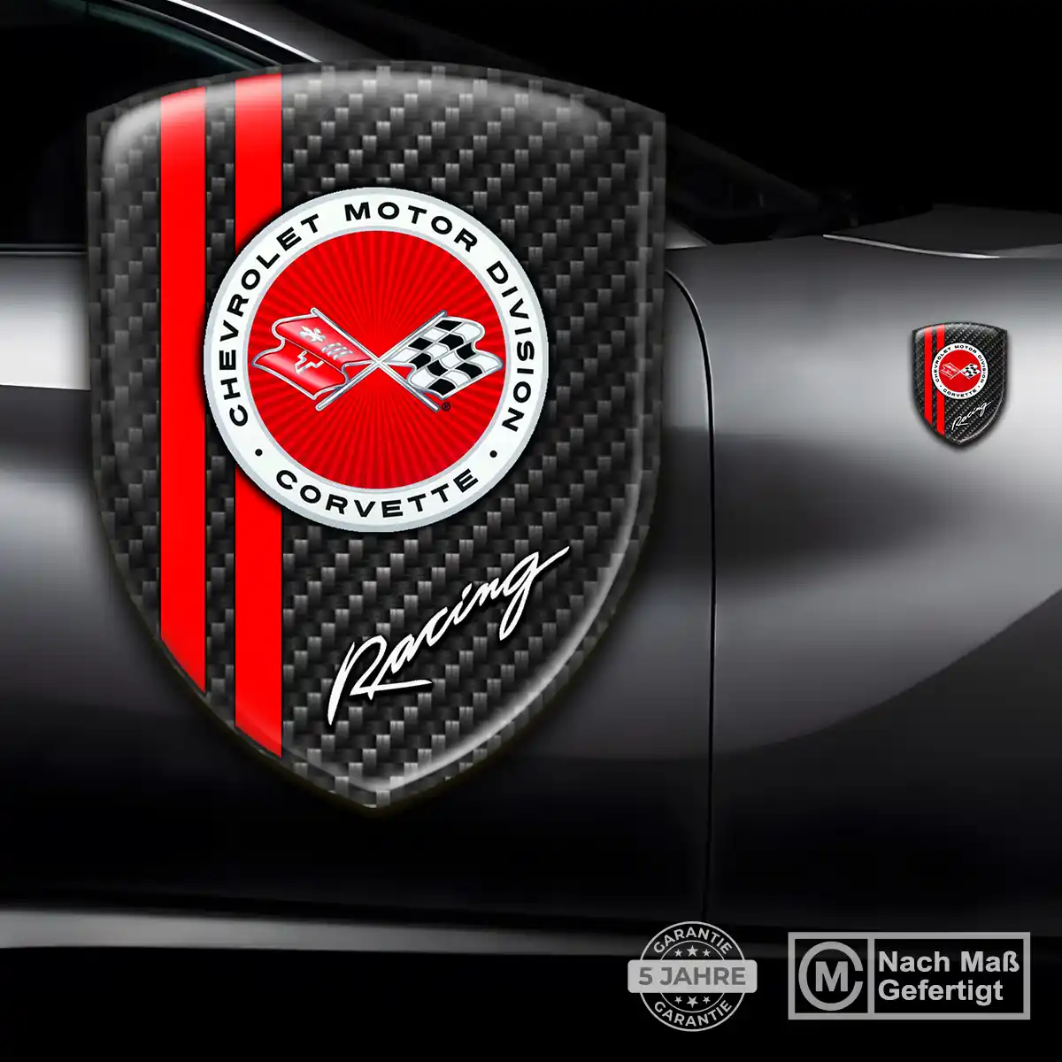 Chevrolet Corvette Wappen Emblem Premiumqualität