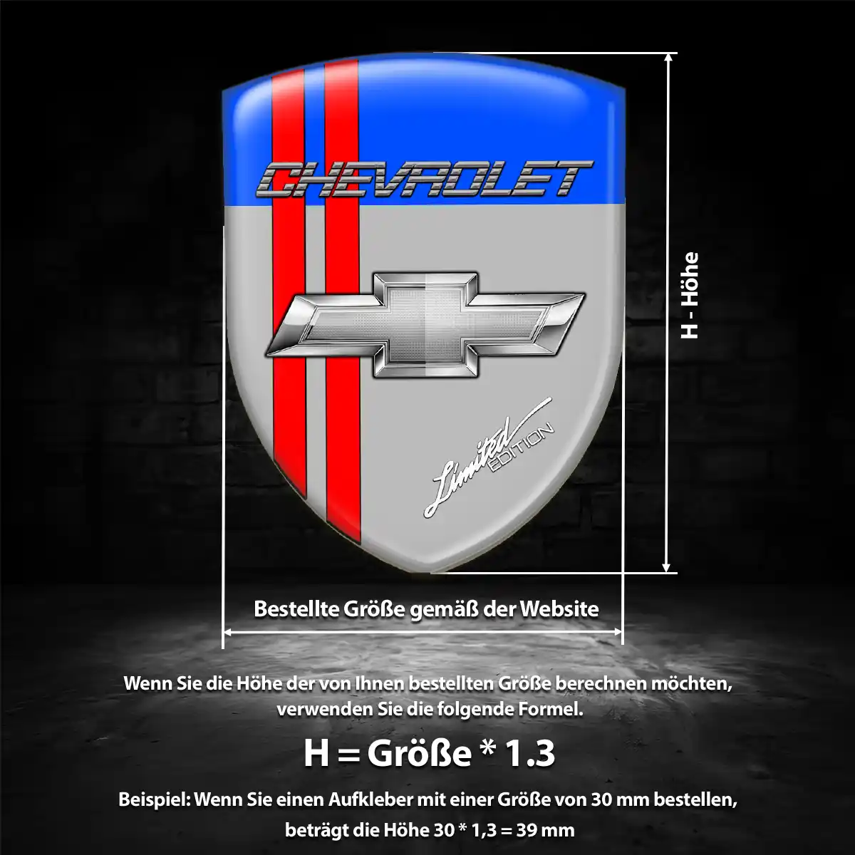Chevrolet Emblem Aufkleber Auto Stilvolles Design