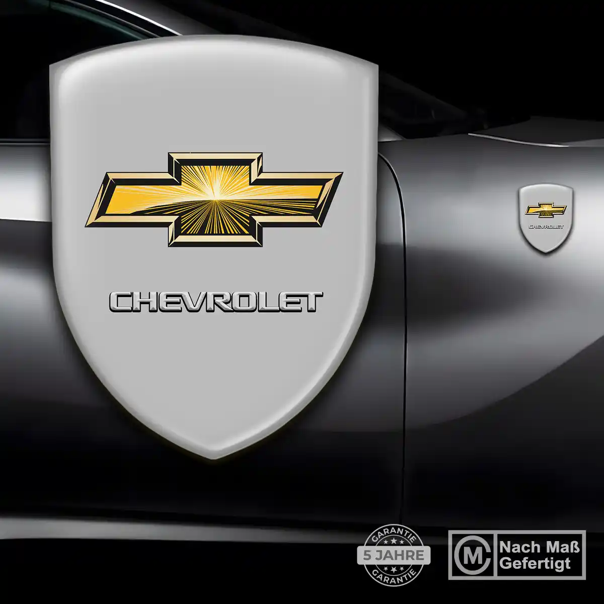 Chevrolet Emblem Aufkleber Wappen Auto Premium-Edition