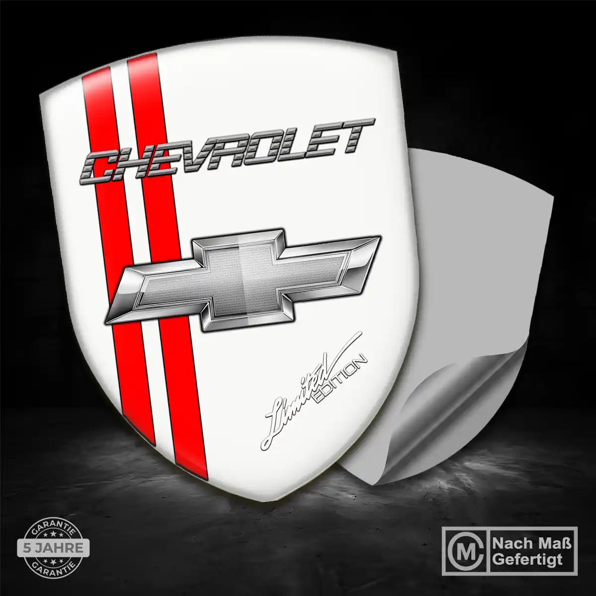 Chevrolet Emblem Aufkleber Wappen Limitierte Auflage