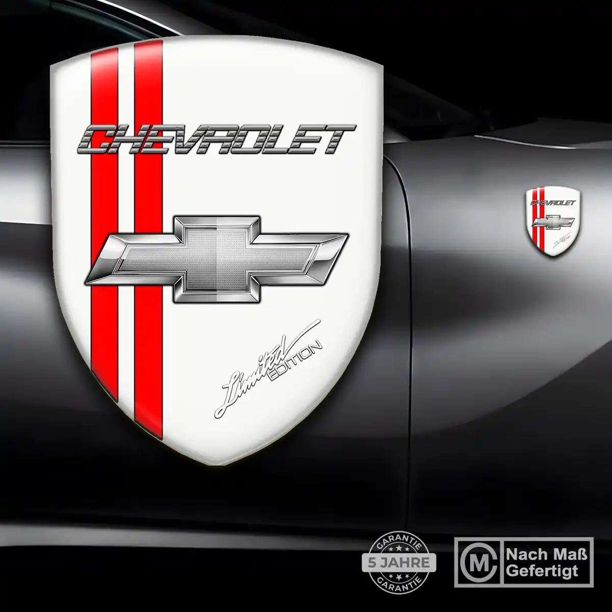 Chevrolet Emblem Aufkleber Wappen Limitierte Auflage