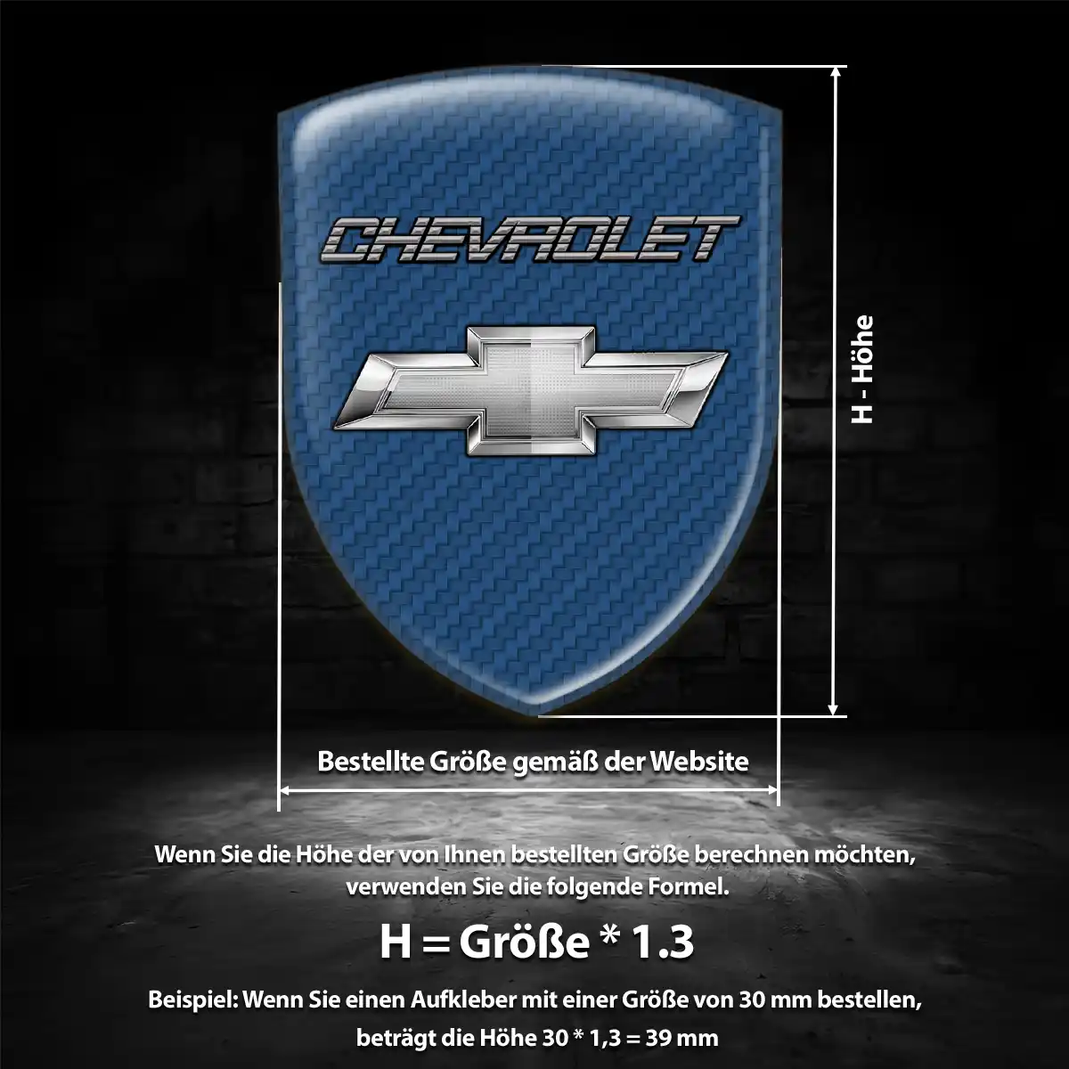 Chevrolet Emblem Auto Hohe Qualität