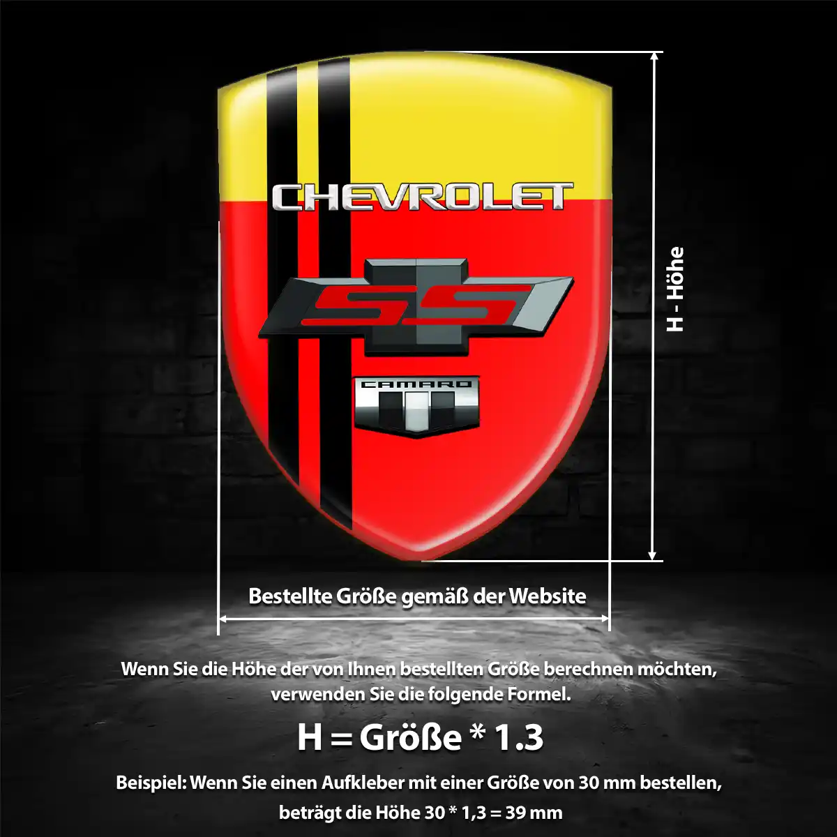 Chevrolet Emblem Auto Limitierte Auflage