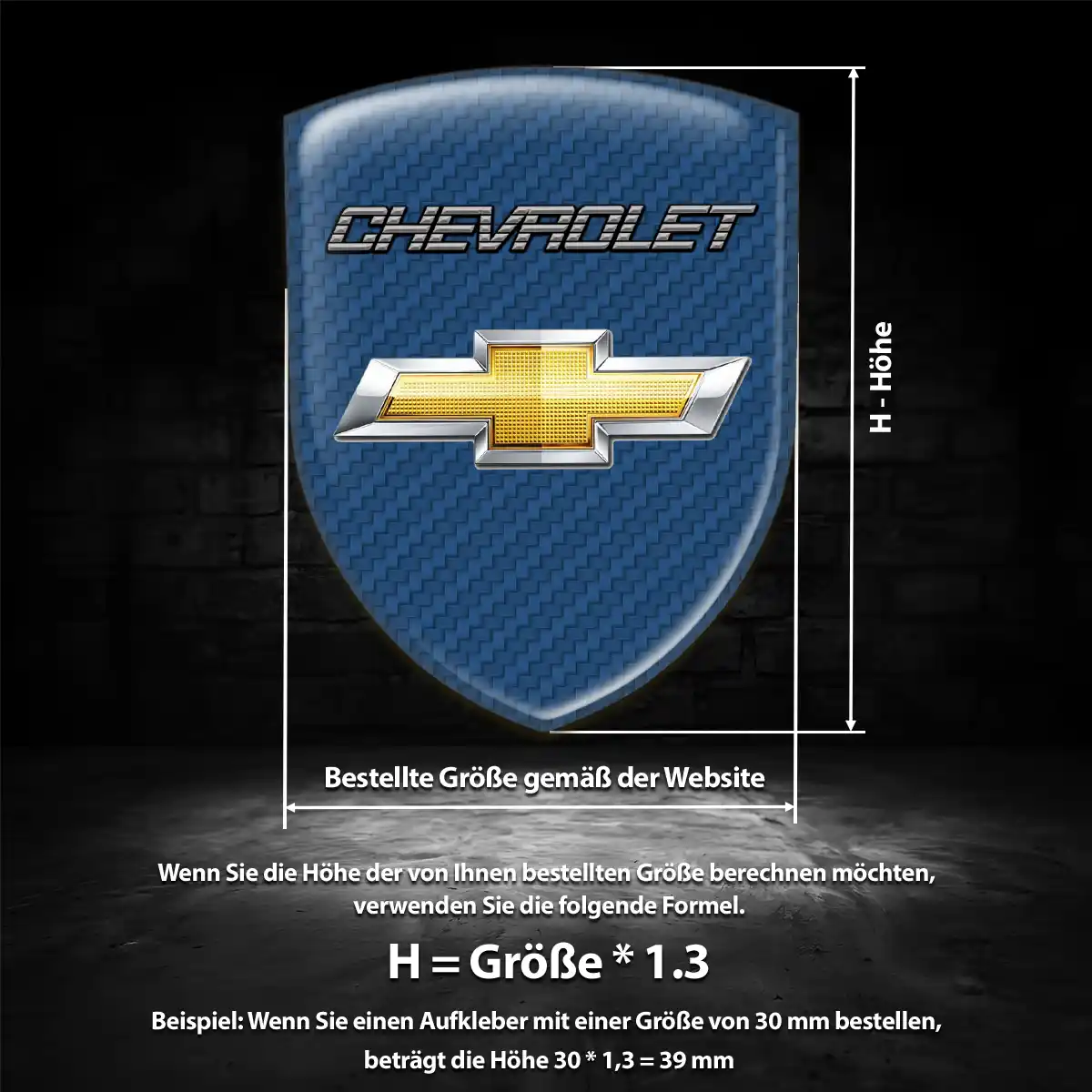 Chevrolet Emblem Wappen Auto Hohe Qualität