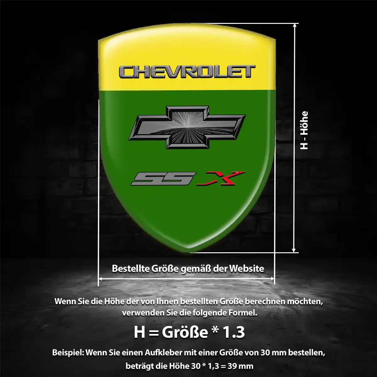 Chevrolet Emblem Wappen Hohe Qualität