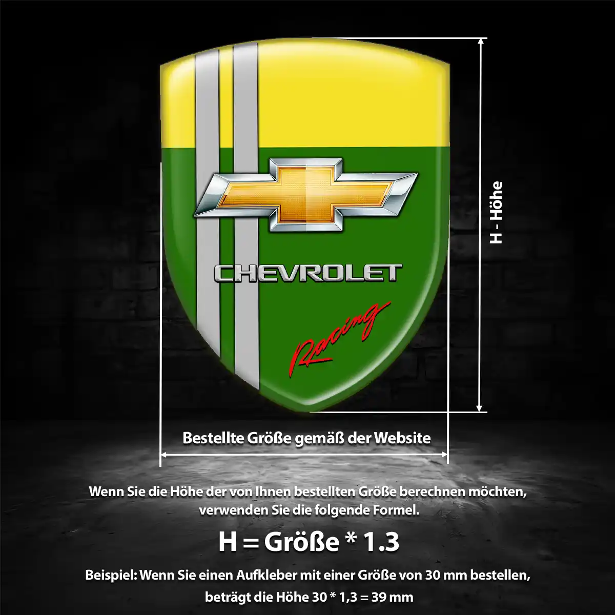 Chevrolet Embleme Auto Limitierte Auflage