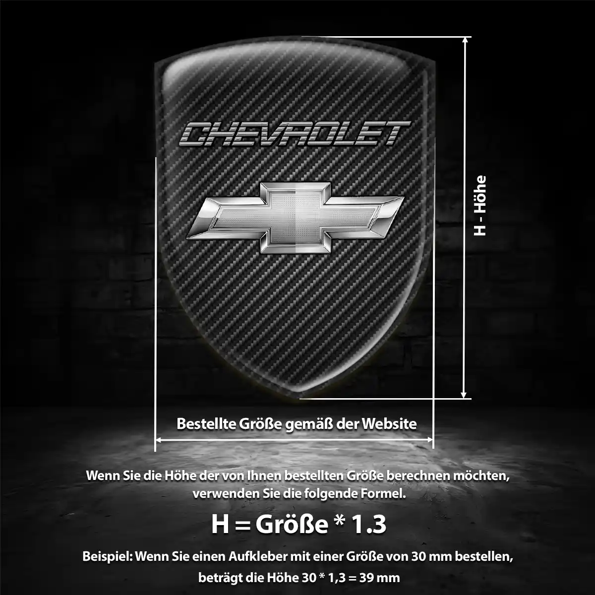 Chevrolet Embleme Auto Premiumqualität