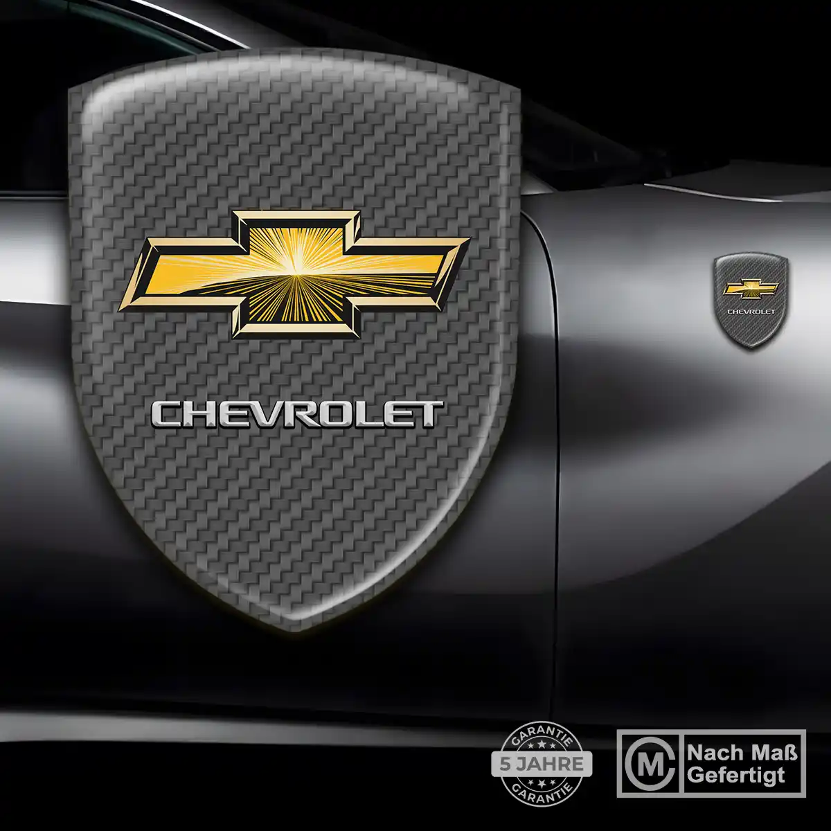 Chevrolet Silikon Aufkleber Embleme Auto Premiumqualität
