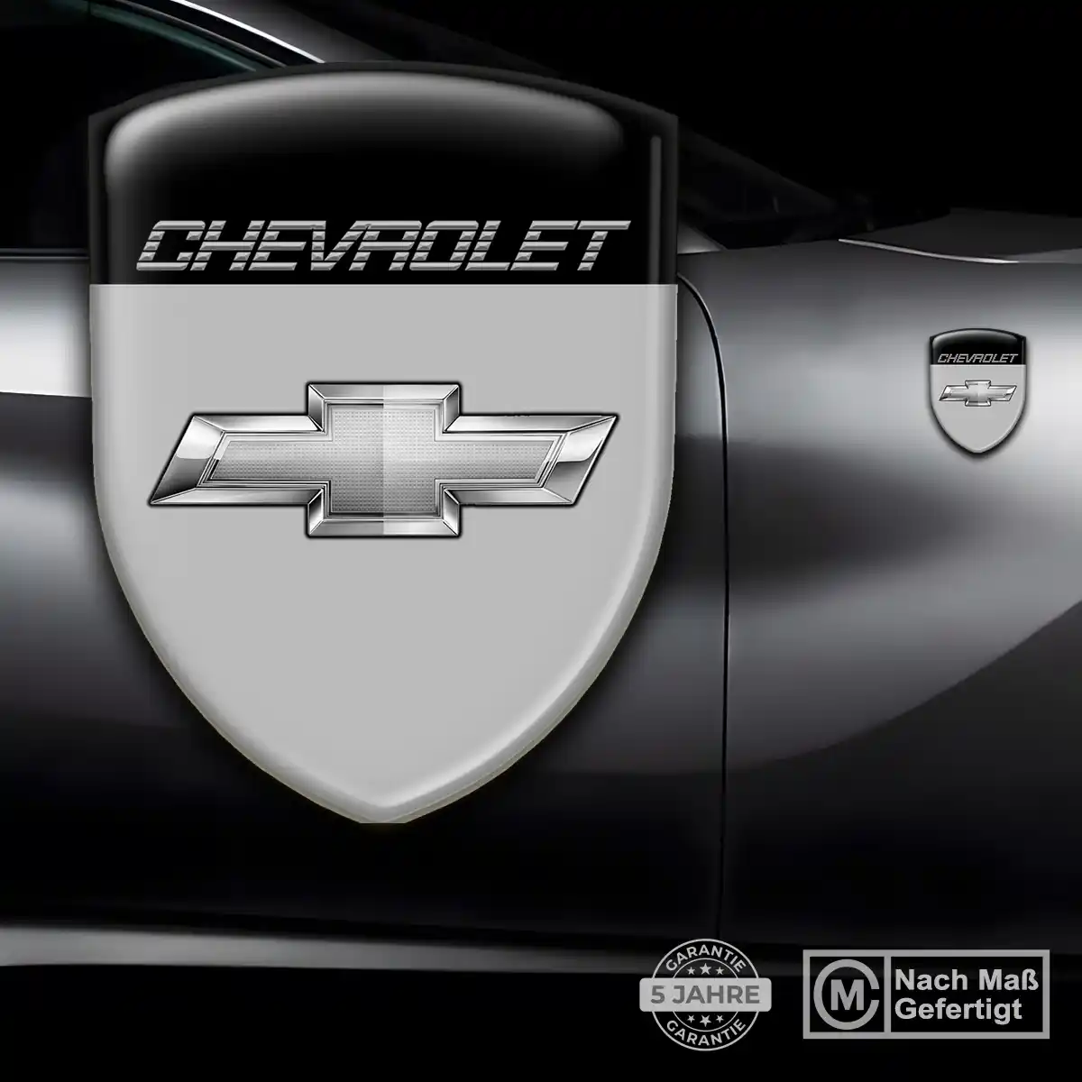 Chevrolet Silikon Aufkleber Wappen Auto Limitierte Auflage