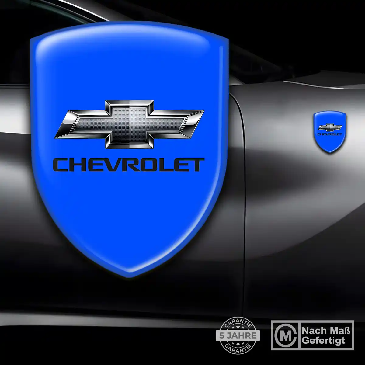 Chevrolet Silikon Aufkleber Wappen Auto Premium-Edition
