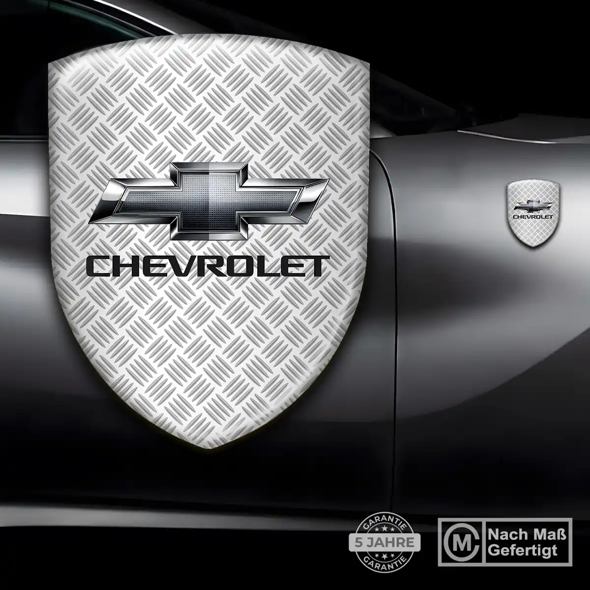 Chevrolet Silikon Aufkleber Wappen Auto Premiumqualität