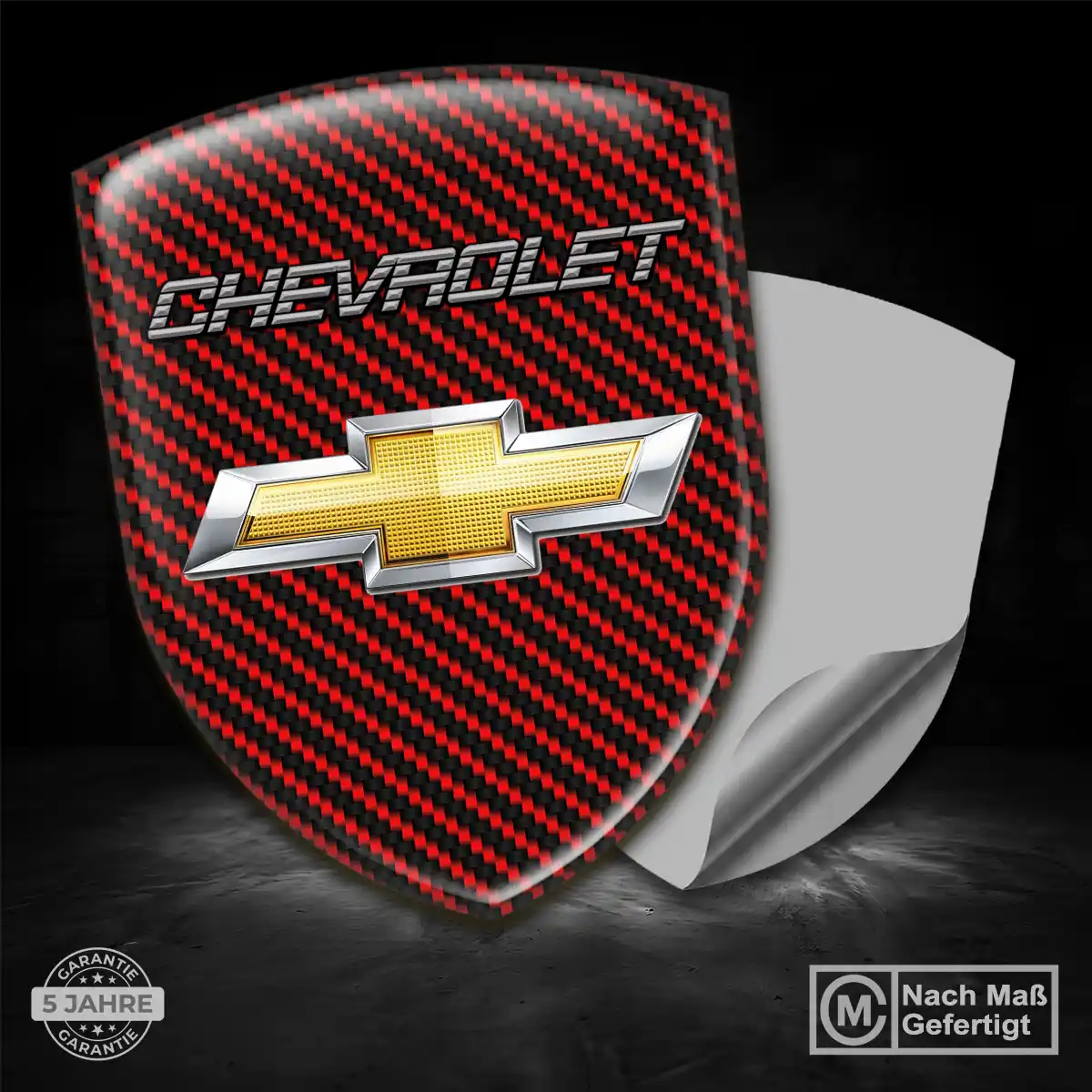 Chevrolet Silikon Aufkleber Wappen Auto Stilvolles Design