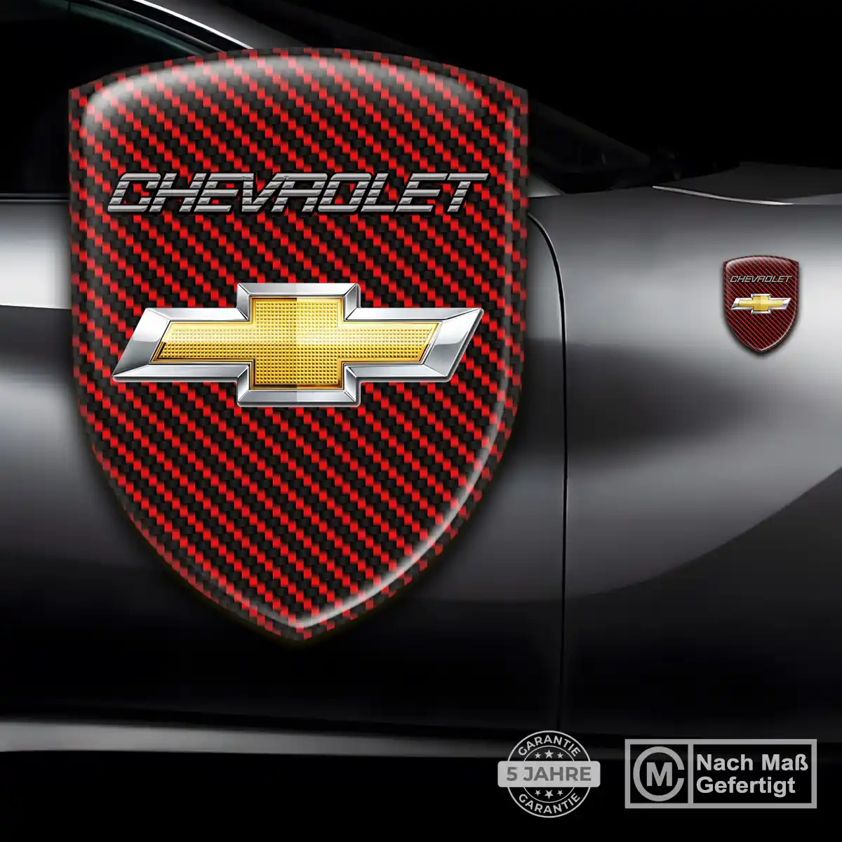 Chevrolet Silikon Aufkleber Wappen Auto Stilvolles Design