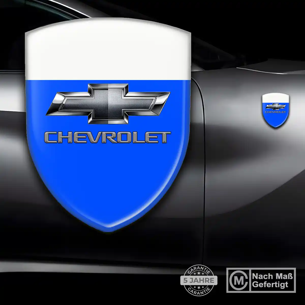 Chevrolet Silikon Aufkleber Wappen Premiumqualität