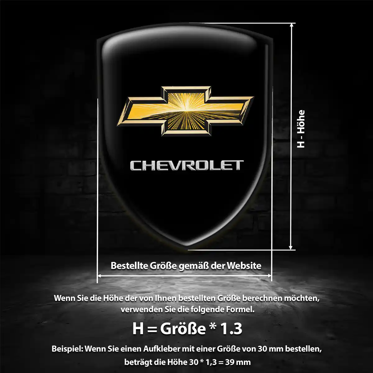 Chevrolet Wappen Aufkleber Emblem Auto Hohe Qualität