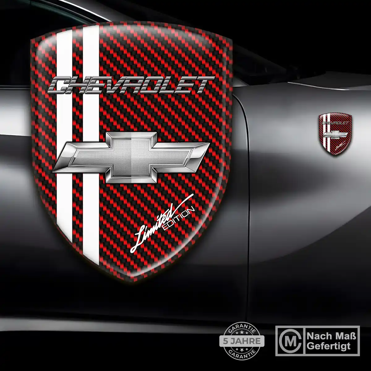 Chevrolet Wappen Aufkleber Emblem Auto Premium-Edition