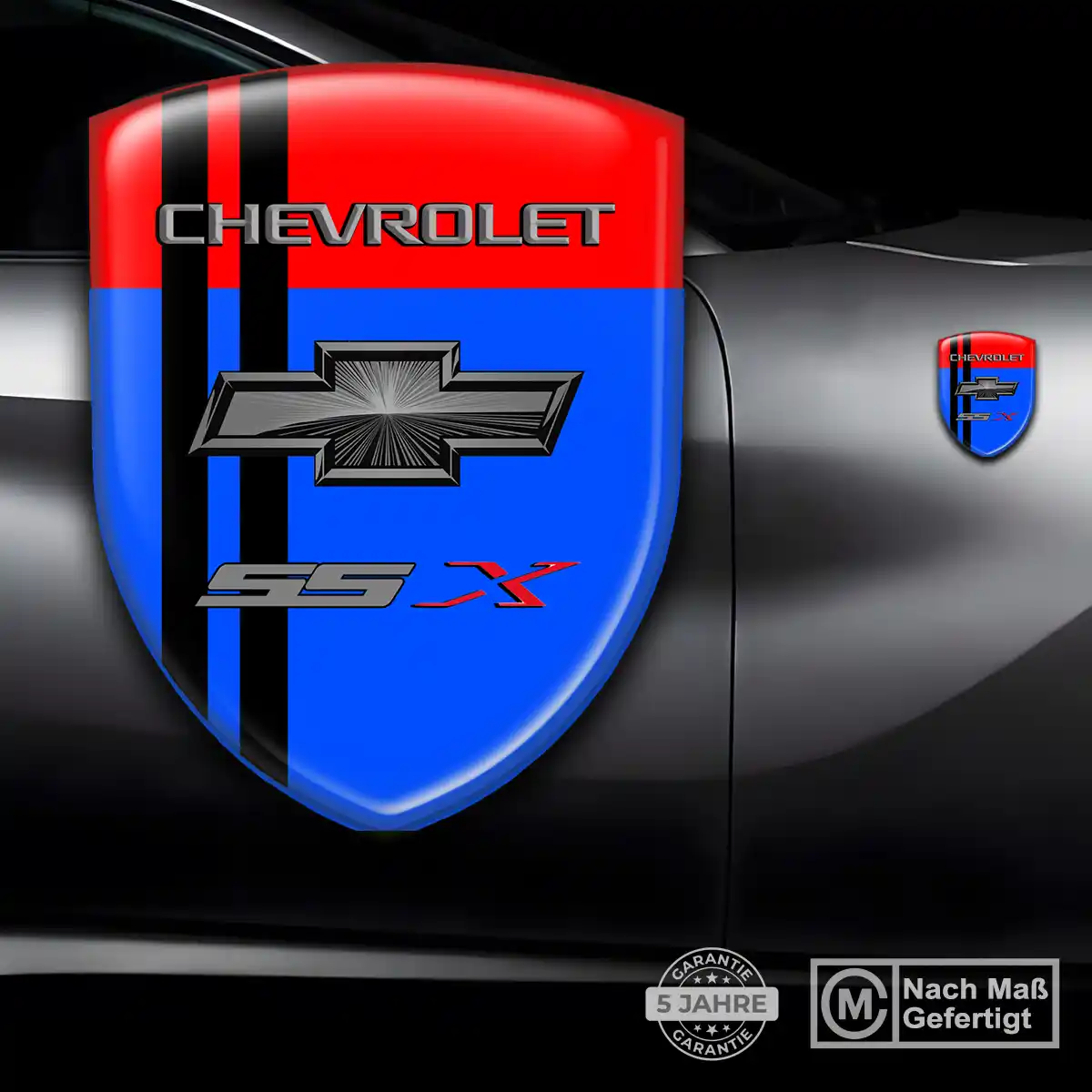 Chevrolet Wappen Aufkleber Emblem Premium-Edition