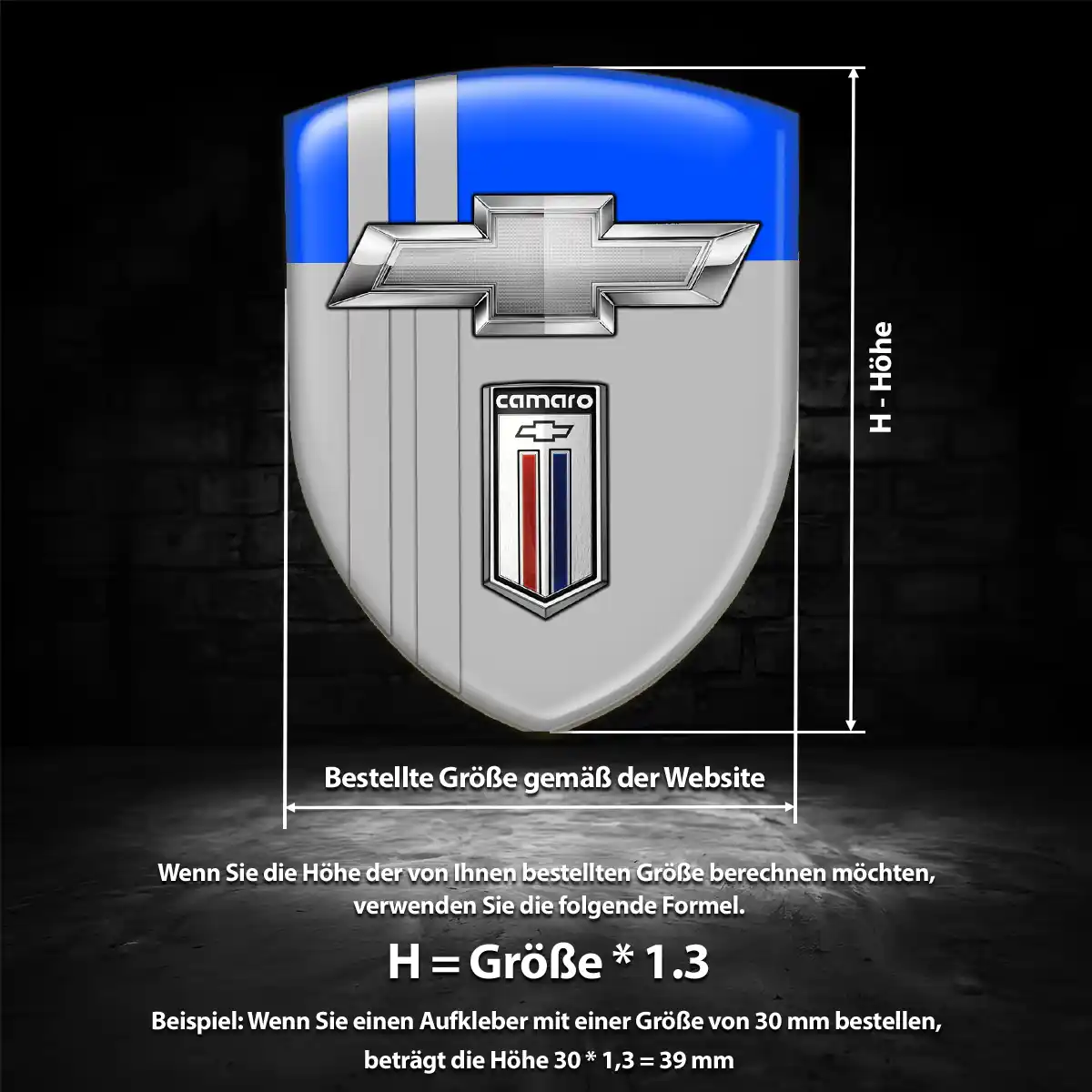 Chevrolet Wappen Emblem Aufkleber Auto Hohe Qualität